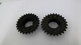 Browning H40P26 Split Taper Sprocket 40 Chain P1 Split Taper Bushing Lot Of 2