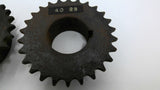Browning H40P26 Split Taper Sprocket 40 Chain P1 Split Taper Bushing Lot Of 2