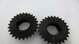 Browning H40P26 Split Taper Sprocket 40 Chain P1 Split Taper Bushing Lot Of 2