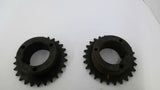 Browning H40P26 Split Taper Sprocket 40 Chain P1 Split Taper Bushing Lot Of 2