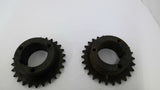 Browning H40P26 Split Taper Sprocket 40 Chain P1 Split Taper Bushing Lot Of 2