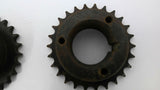 Browning H40P26 Split Taper Sprocket 40 Chain P1 Split Taper Bushing Lot Of 2