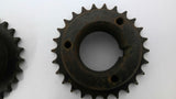 Browning H40P26 Split Taper Sprocket 40 Chain P1 Split Taper Bushing Lot Of 2