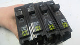 Square D 20 Amp Bolton Circuit Breaker Single Pole Set of 4
