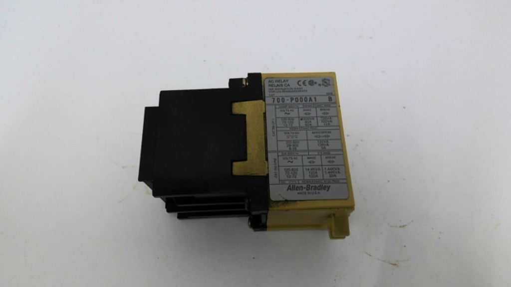 Allen Bradley 700-P000A1 Control Relay 120VAC 10AMPS