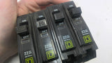 Square D 20 Amp Single Pole Bolton Circuit Breaker Set of 4