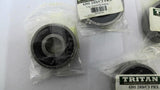 Tritan 6301-2RS/C3-PRX Deep Groove Ball Bearing Lot Of 4