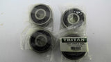 Tritan 6301-2RS/C3-PRX Deep Groove Ball Bearing Lot Of 4