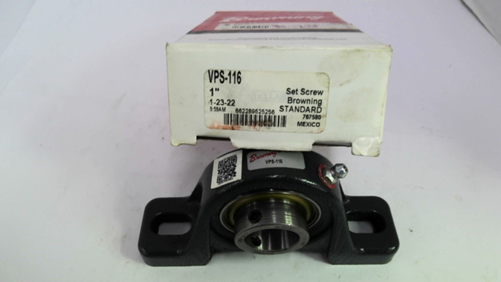 Browning VPS-116 2-Bolt Set Screw Pillow Block Bearing