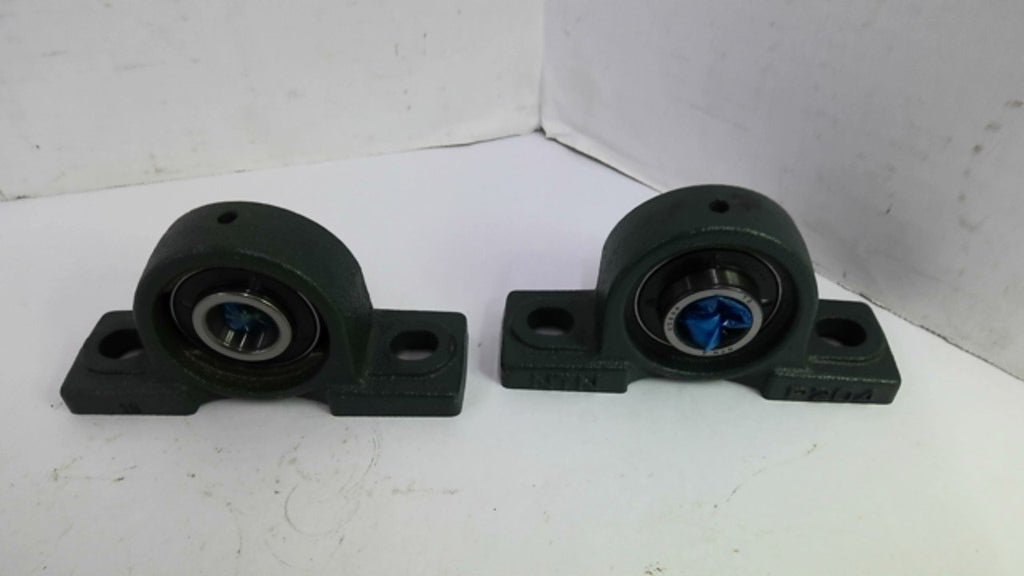 NTN P204 2-Bolt Flange Bearing 3/4" Bore Lot Of 2