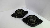 F2-07 2-Bolt Flange Bearing 1 1/4" Bore Lot Of 2