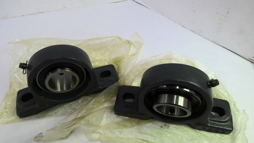P-207 2-Bolt Pillow Block Bearing Lot Of 2