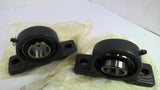 P-207 2-Bolt Pillow Block Bearing Lot Of 2
