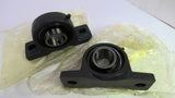 P-207 2-Bolt Pillow Block Bearing Lot Of 2