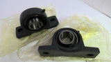 P-207 2-Bolt Pillow Block Bearing Lot Of 2