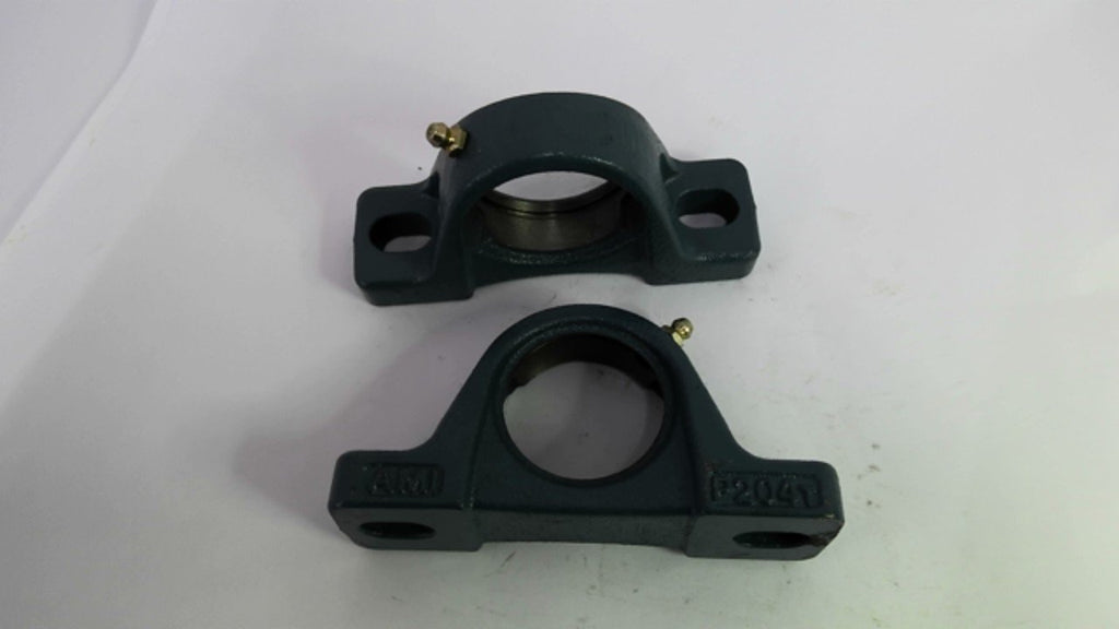 AMI P204T Pillow Block Bearing Housing Lot Of 2