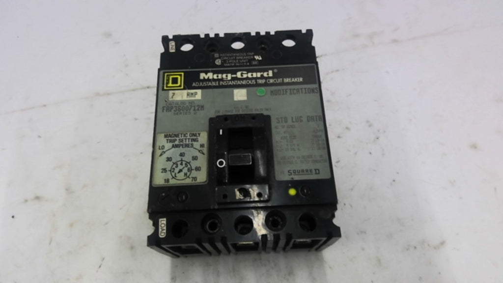 Mag-Gard FAP3600712M Adjustable Instantaneous Trip Circuit Breaker
