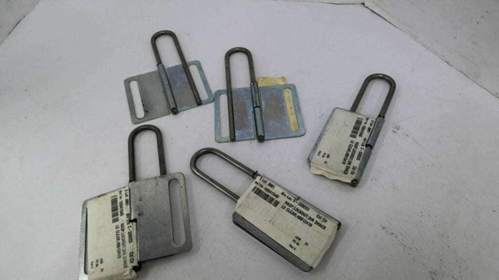 Master Lock 4BB13419 Pry-Proof Steel Safety Lock-Out Hasp Lot Of 5