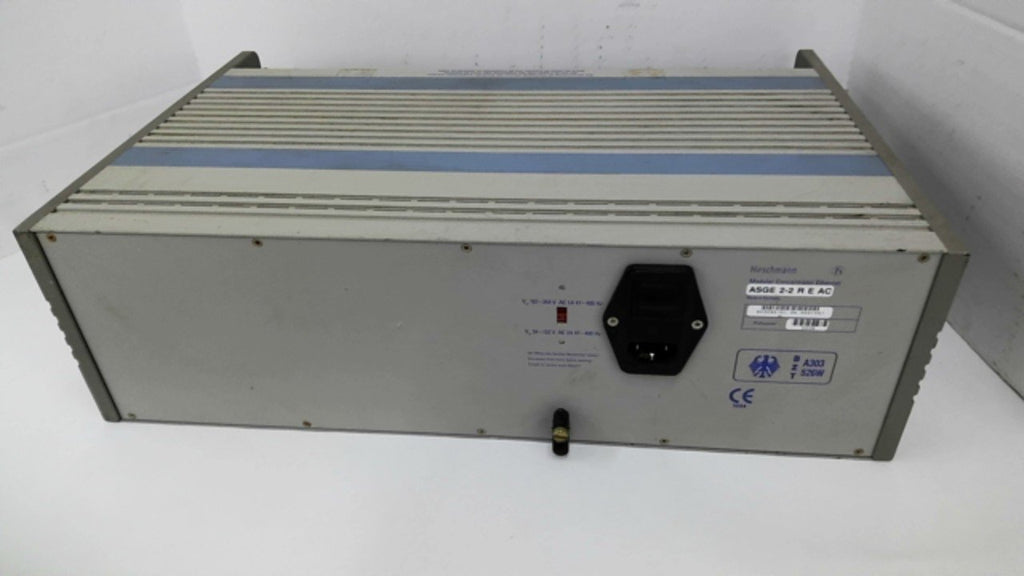 Hirschman ASGE-2-2-R-E-AC Modular Ethernet Concentrator 94-132VAC 2A 47-400HZ