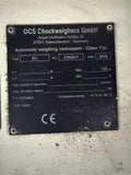 Wipotec OCS Checkweighers EC 2102011 Automatic Weighing Instrument