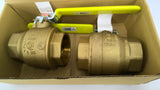FNW FNW410AK 2" Threaded Full Port Ball Valve 600WOG 2 Per Box