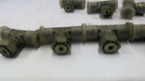 Hydraulic Tee Fitting 9/16" Lot of 8