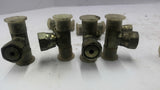 Hydraulic Tee Fitting 9/16" Lot of 8