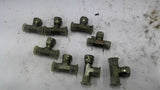 Hydraulic Tee Fitting 9/16" Lot of 8