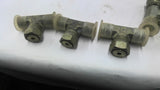 Hydraulic Tee Fitting 9/16" Lot of 8