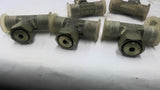 Hydraulic Tee Fitting 9/16" Lot of 8