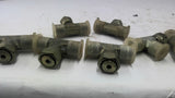 Hydraulic Tee Fitting 9/16" Lot of 8