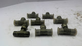 Hydraulic Tee Fitting 9/16" Lot of 8