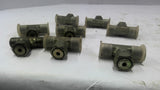 Hydraulic Tee Fitting 9/16" Lot of 8