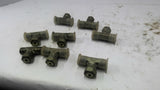 Hydraulic Tee Fitting 9/16" Lot of 8