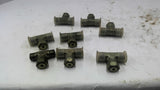 Hydraulic Tee Fitting 9/16" Lot of 8