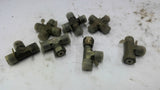 Hydraulic Tee Fitting 9/16" Lot of 8