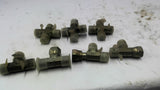 Hydraulic Tee Fitting 9/16" Lot of 8