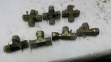 Hydraulic Tee Fitting 9/16" Lot of 8