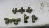 Hydraulic Tee Fitting 9/16" Lot of 8