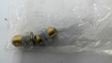 MSC 5035285 Bulkhead Union Connector Fittings M14X1 Thread 6MM Tubes Lot Of 2