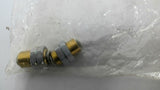 MSC 5035285 Bulkhead Union Connector Fittings M14X1 Thread 6MM Tubes Lot Of 2