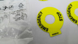 Allen Bradley 800F-15YSE112 60MM Legend Plates Lot Of 4