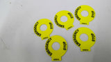 Allen Bradley 800F-15YSE112 60MM Legend Plates Lot Of 5