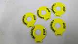 Allen Bradley 800F-15YSE112 60MM Legend Plates Lot Of 5