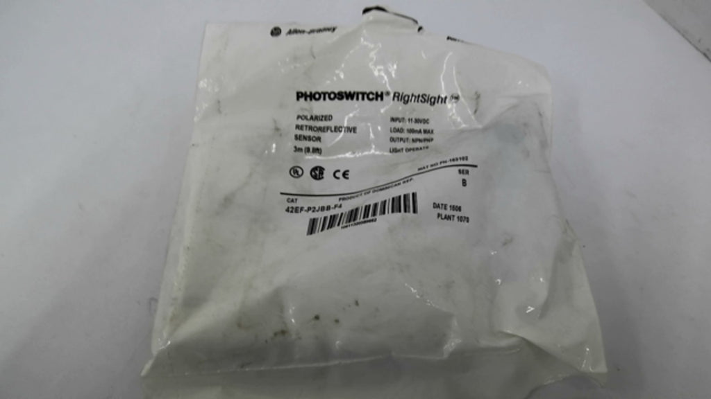Allen Bradley 42EF-P2JBB-F4 Photoelectric Sensor 11-30VDC 100mA