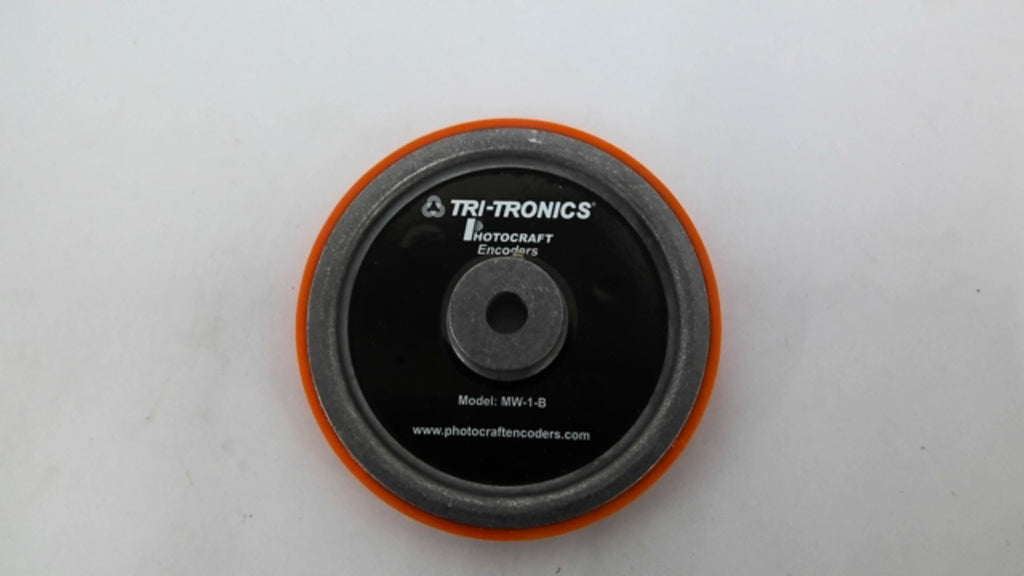 Tri-Tonics MW-1-B Photocraft Encoder Orange Measuring Wheel