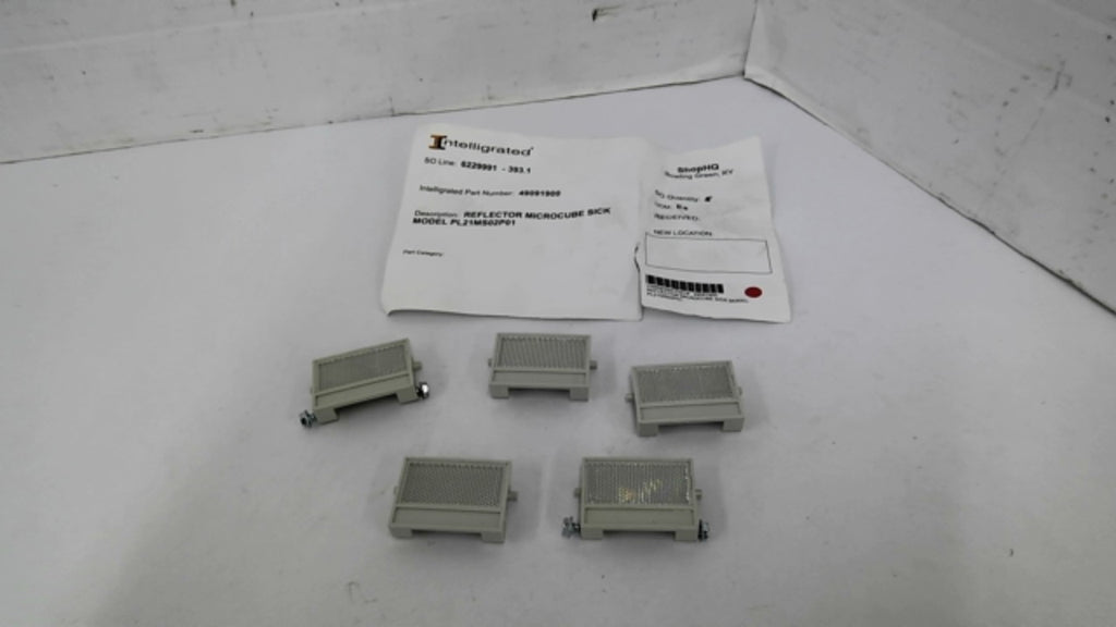 SICK PL21MS02P01 Microcube Reflector Lens Lot Of 5