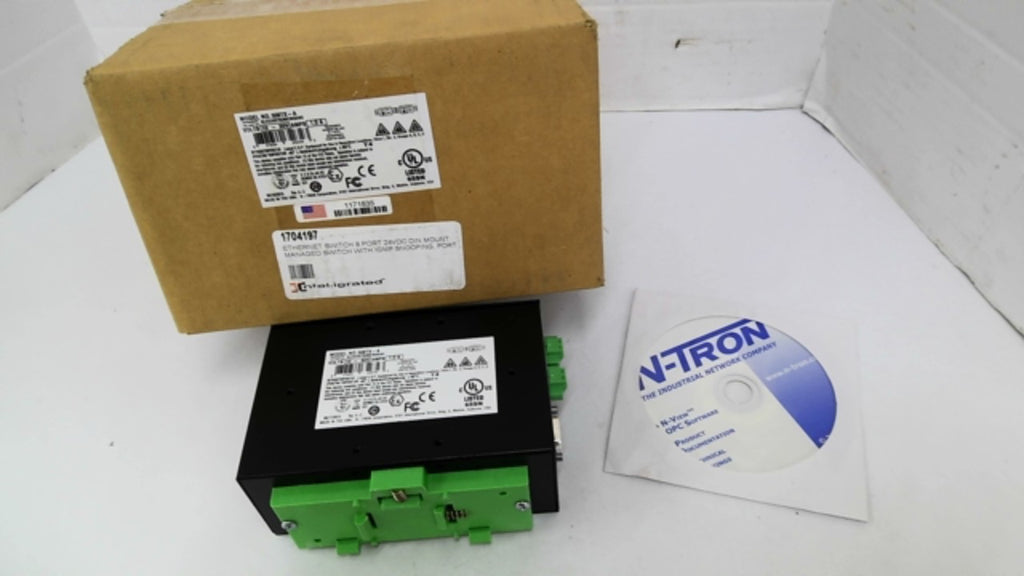N-TRON 508TX-A 8-Port Industrial Ethernet Switch 10-30V 1.0AMPS