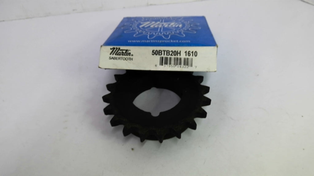 Martin 50BTB20H #50 Chain Sprocket 20T Hardened Teeth 1610 Bushing