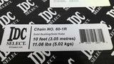 IDC Select 60-1R #60 Roller Chain 10 FT Riveted 3/4" Pitch